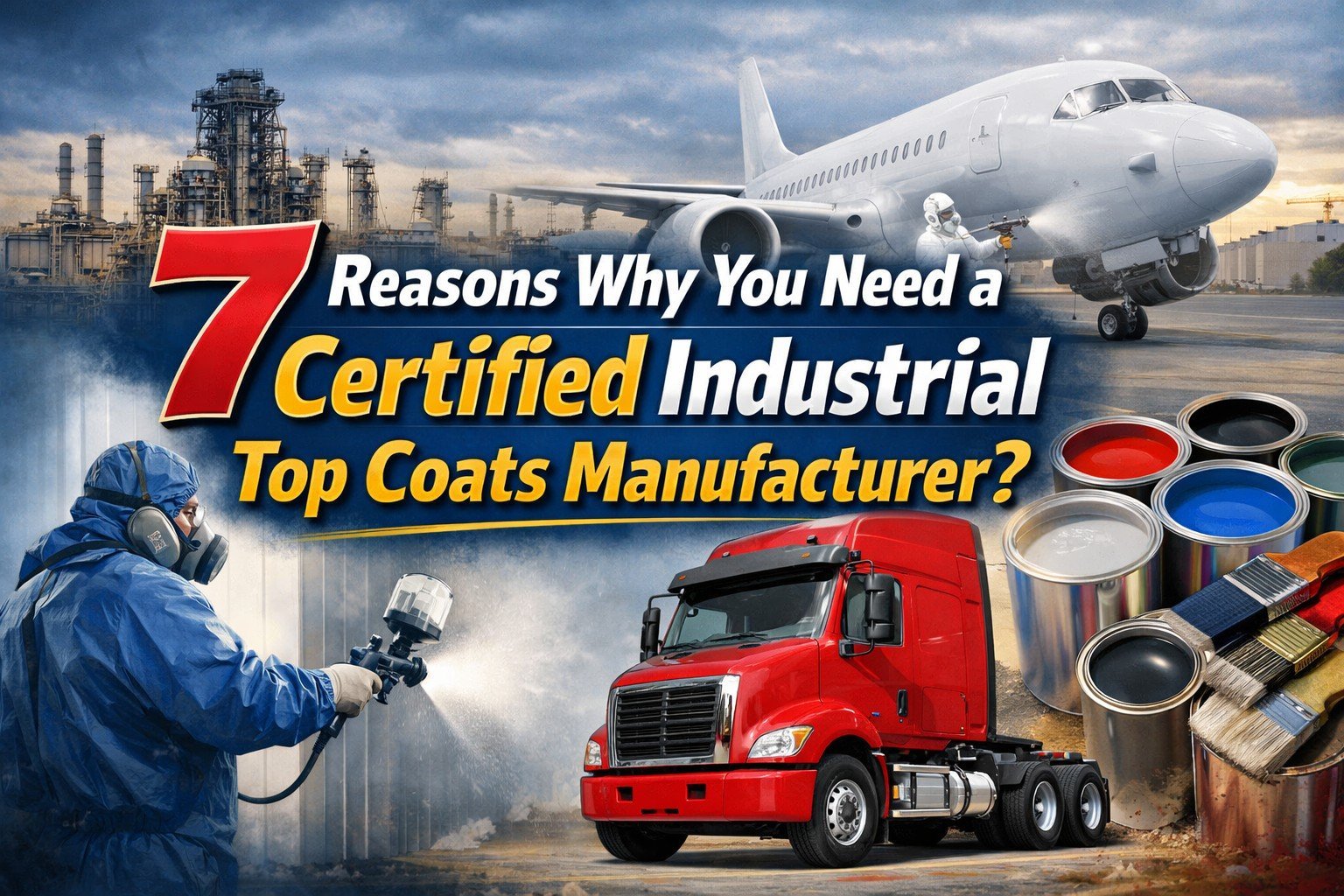 7 Reasons Why You Need a Certified Industrial Top Coats Manufacturer?