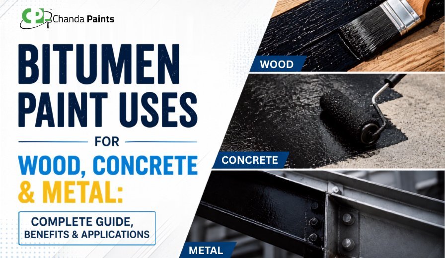 Bitumen Paint Uses for Wood, Concrete & Metal: Complete Guide, Benefits & Applications